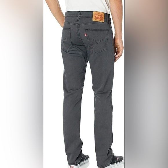 Levi's Men's 511 Slim Fit Jeans Stretch Dark Charcoal Grey 28W X 30L - Picture 2 of 14